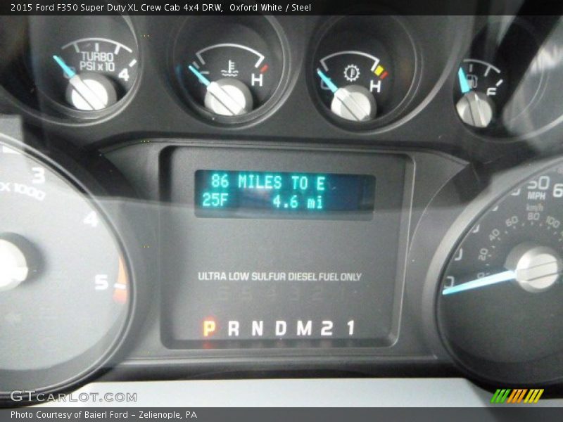 Oxford White / Steel 2015 Ford F350 Super Duty XL Crew Cab 4x4 DRW
