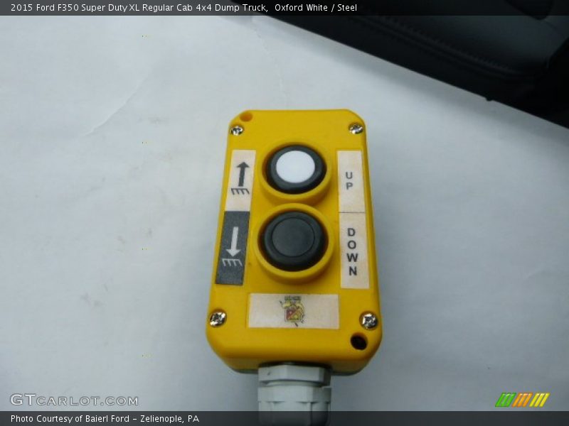 Oxford White / Steel 2015 Ford F350 Super Duty XL Regular Cab 4x4 Dump Truck