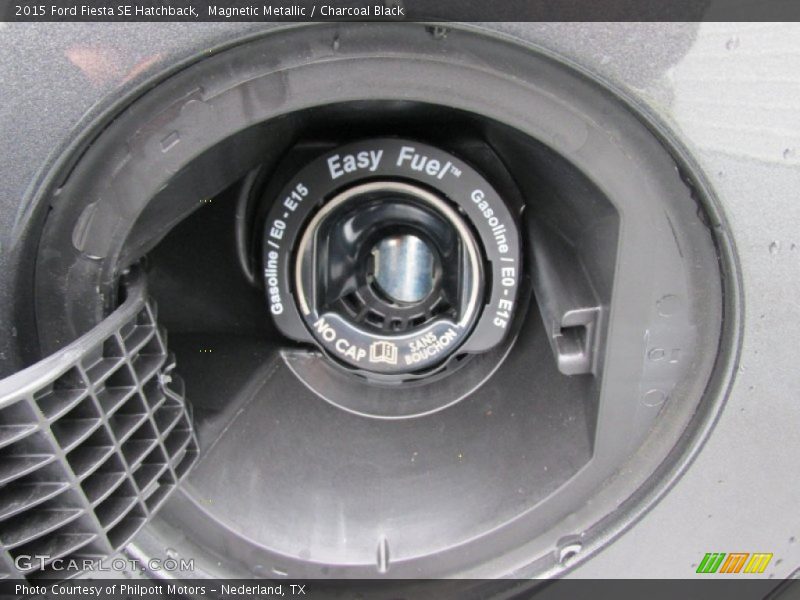 Magnetic Metallic / Charcoal Black 2015 Ford Fiesta SE Hatchback
