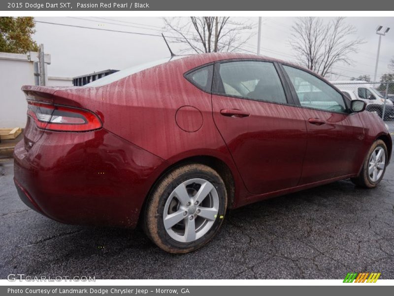 Passion Red Pearl / Black 2015 Dodge Dart SXT