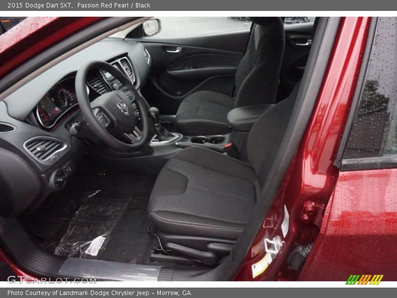 Passion Red Pearl / Black 2015 Dodge Dart SXT
