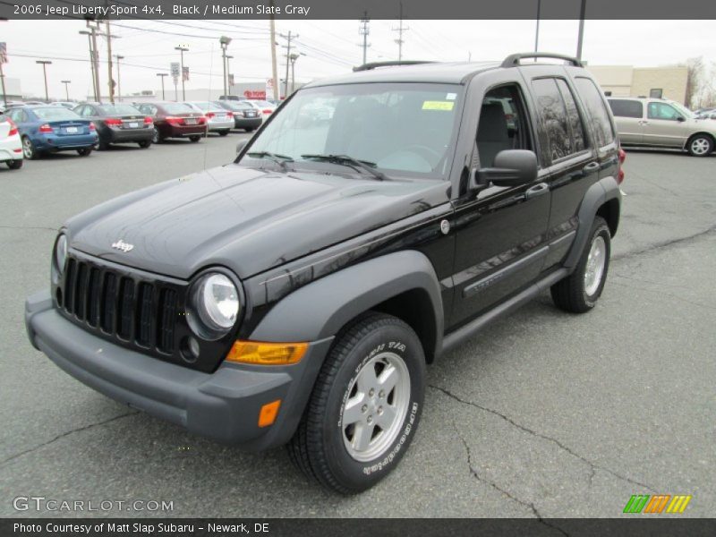 Black / Medium Slate Gray 2006 Jeep Liberty Sport 4x4