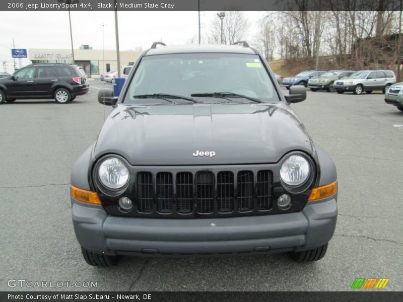 Black / Medium Slate Gray 2006 Jeep Liberty Sport 4x4