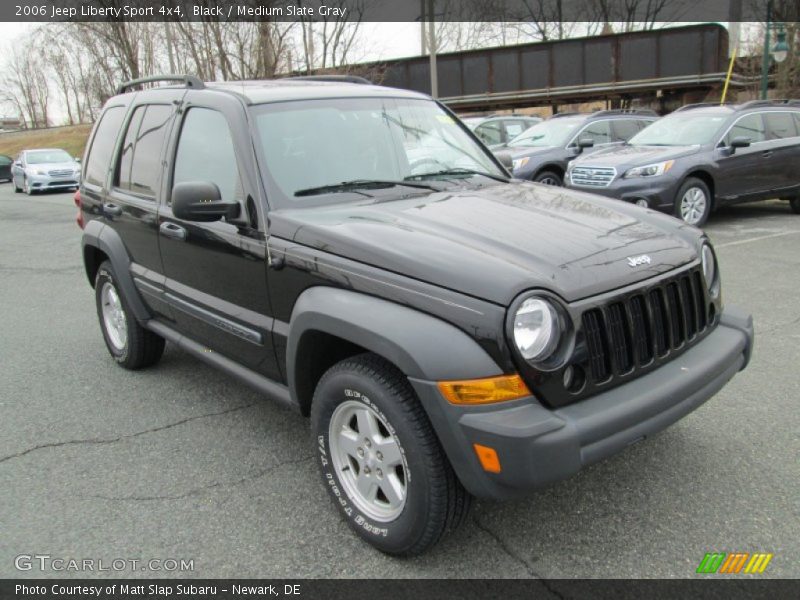 Black / Medium Slate Gray 2006 Jeep Liberty Sport 4x4
