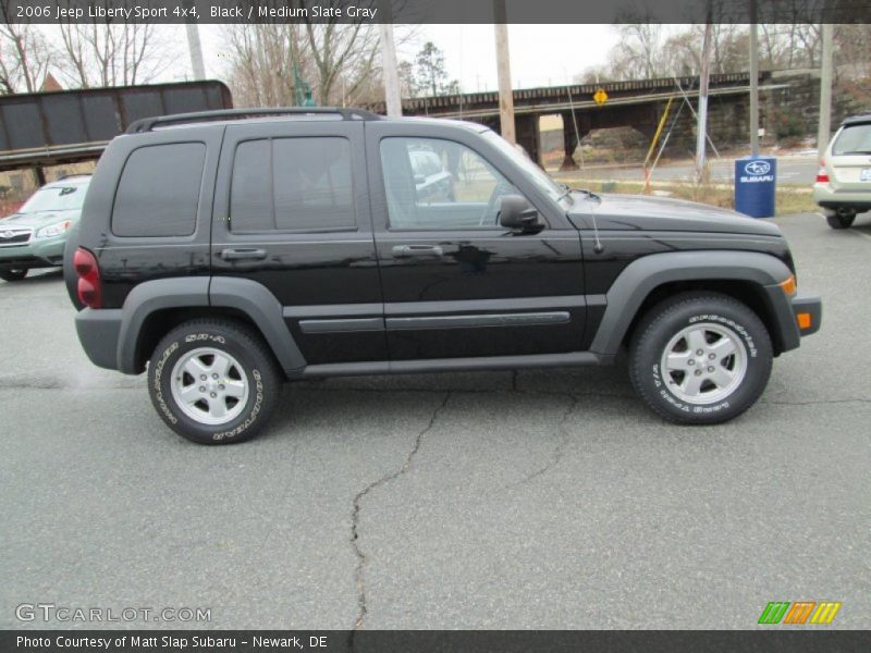 Black / Medium Slate Gray 2006 Jeep Liberty Sport 4x4