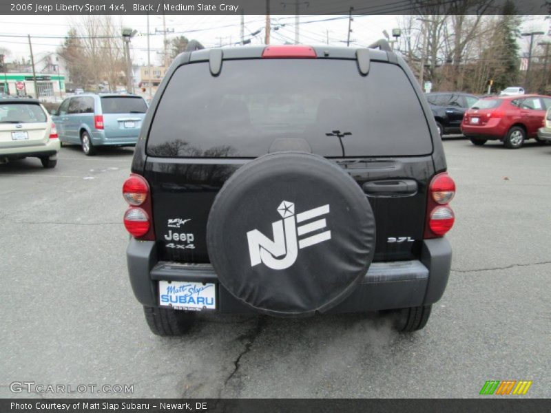 Black / Medium Slate Gray 2006 Jeep Liberty Sport 4x4