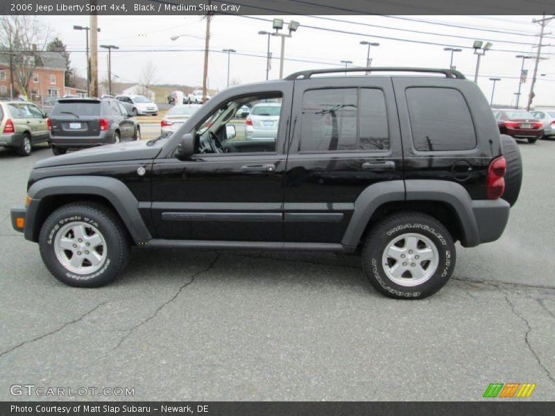 Black / Medium Slate Gray 2006 Jeep Liberty Sport 4x4