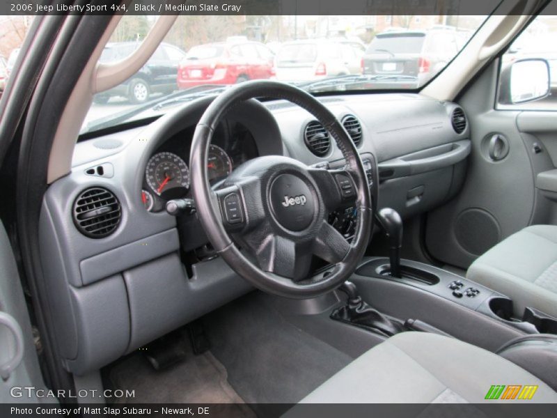 Black / Medium Slate Gray 2006 Jeep Liberty Sport 4x4