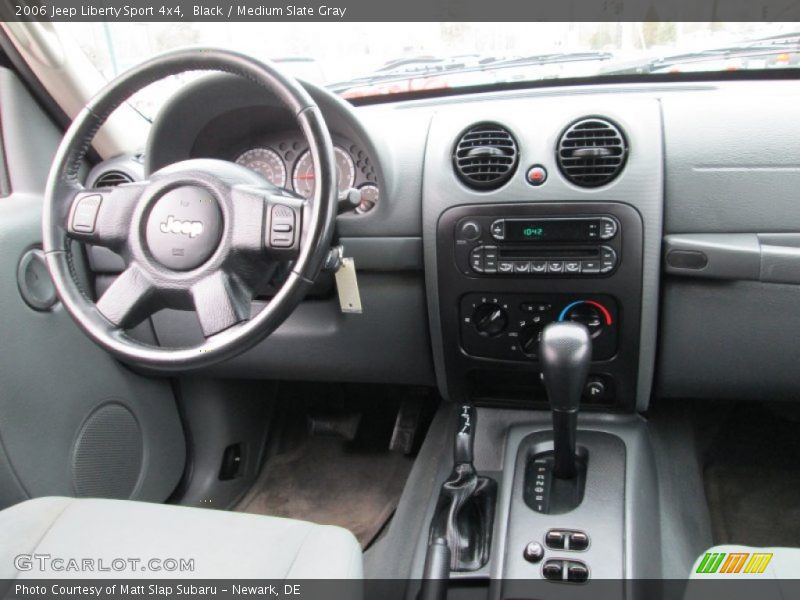 Black / Medium Slate Gray 2006 Jeep Liberty Sport 4x4