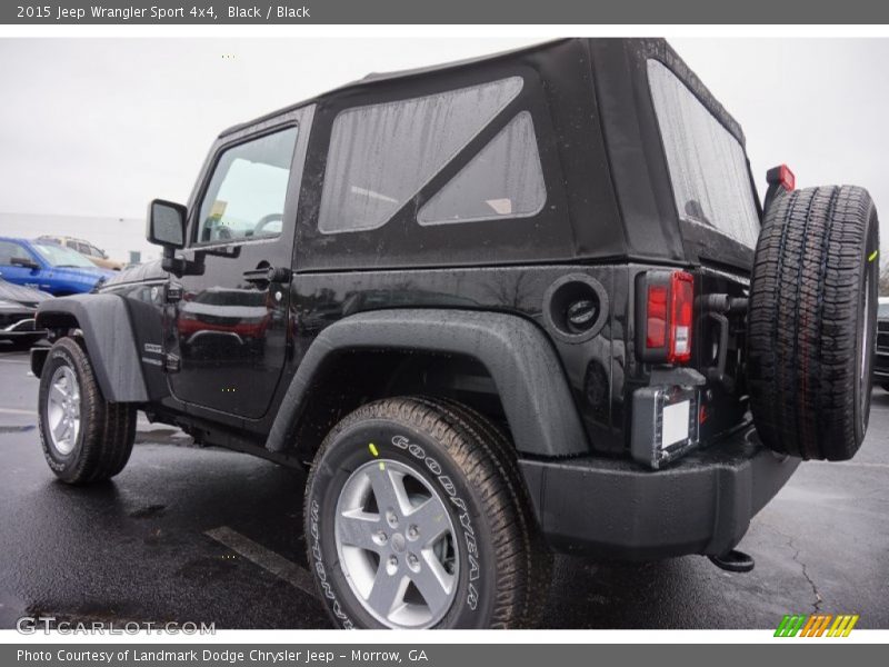Black / Black 2015 Jeep Wrangler Sport 4x4