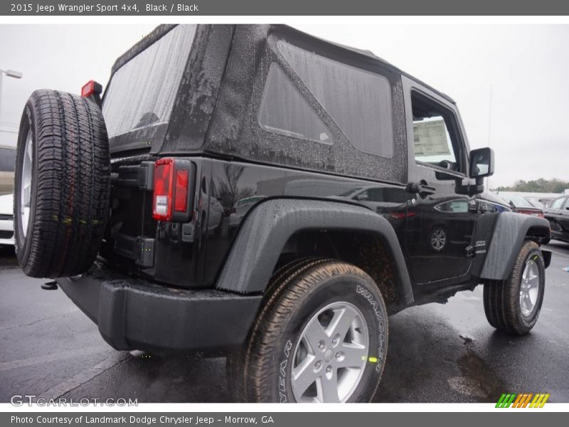 Black / Black 2015 Jeep Wrangler Sport 4x4