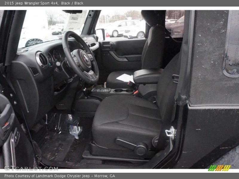 Black / Black 2015 Jeep Wrangler Sport 4x4