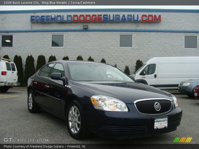 Ming Blue Metallic / Cocoa/Cashmere 2008 Buick Lucerne CXL