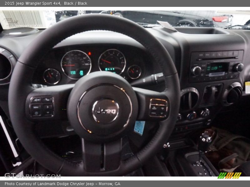 Black / Black 2015 Jeep Wrangler Sport 4x4