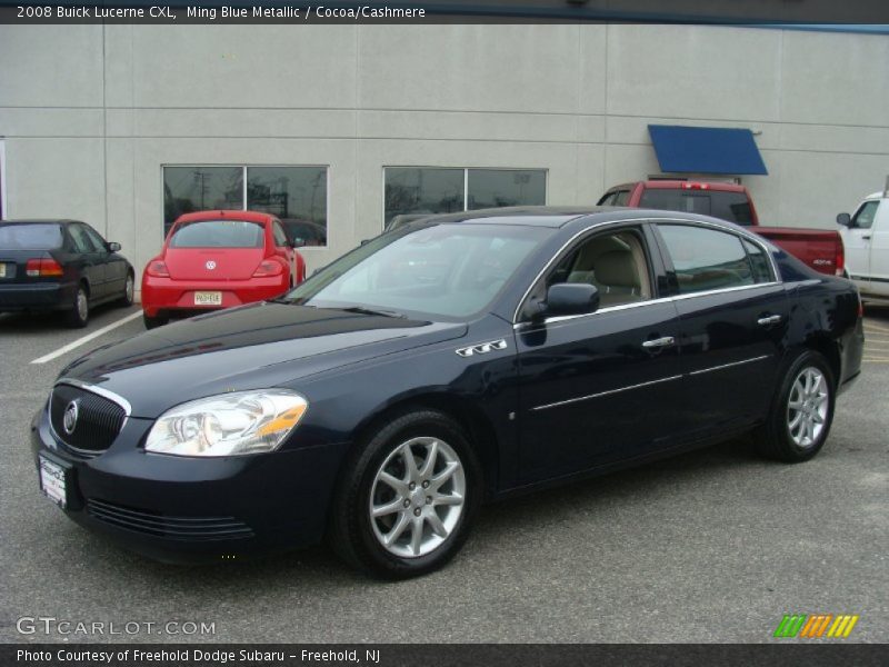 Ming Blue Metallic / Cocoa/Cashmere 2008 Buick Lucerne CXL