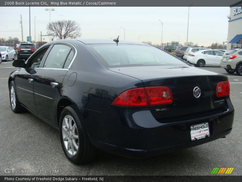 Ming Blue Metallic / Cocoa/Cashmere 2008 Buick Lucerne CXL