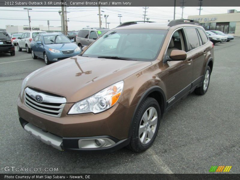 Caramel Bronze Pearl / Warm Ivory 2012 Subaru Outback 3.6R Limited