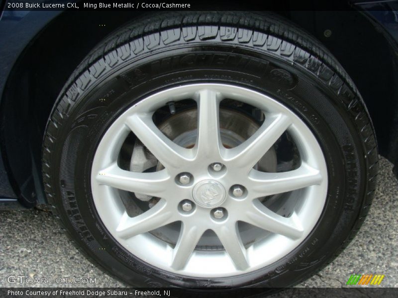 Ming Blue Metallic / Cocoa/Cashmere 2008 Buick Lucerne CXL