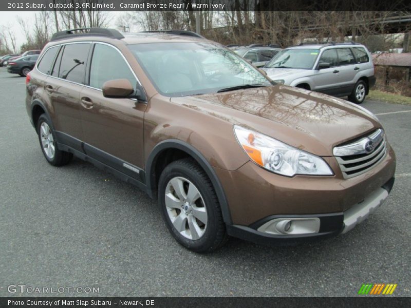 Front 3/4 View of 2012 Outback 3.6R Limited