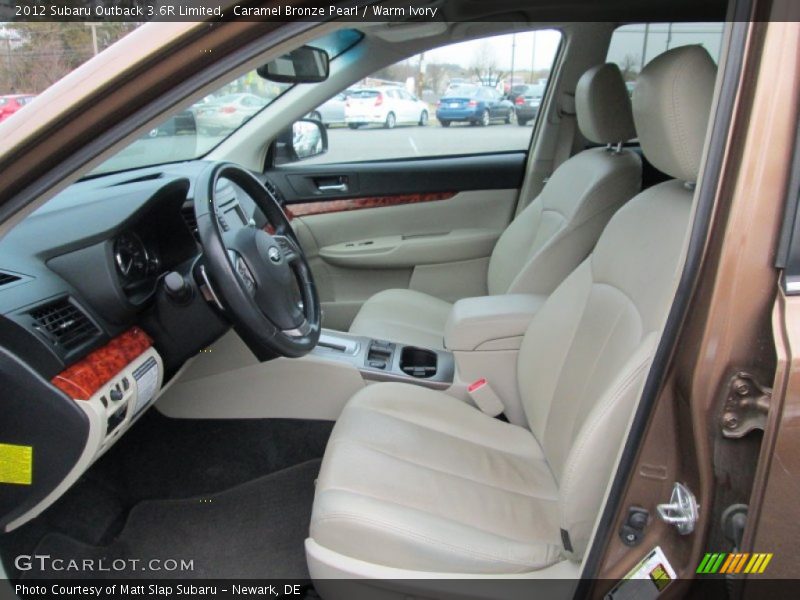 Caramel Bronze Pearl / Warm Ivory 2012 Subaru Outback 3.6R Limited