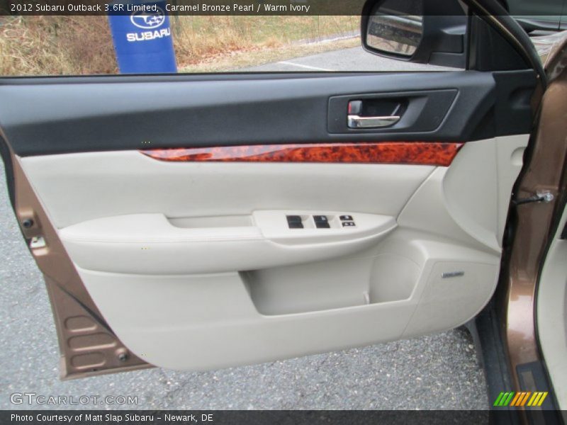 Caramel Bronze Pearl / Warm Ivory 2012 Subaru Outback 3.6R Limited