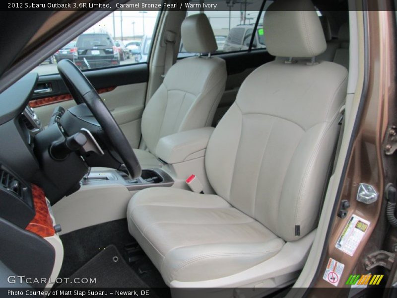 Caramel Bronze Pearl / Warm Ivory 2012 Subaru Outback 3.6R Limited
