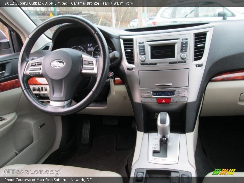 Caramel Bronze Pearl / Warm Ivory 2012 Subaru Outback 3.6R Limited