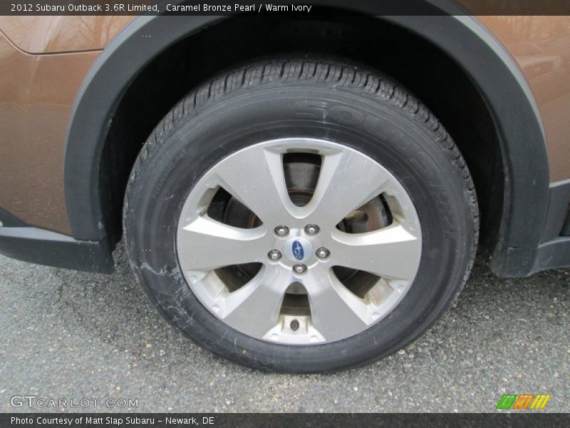 Caramel Bronze Pearl / Warm Ivory 2012 Subaru Outback 3.6R Limited