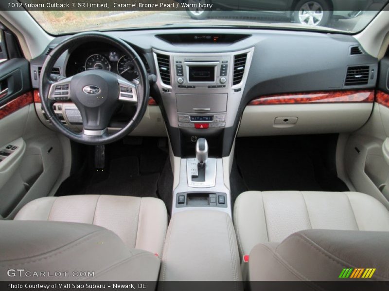 Caramel Bronze Pearl / Warm Ivory 2012 Subaru Outback 3.6R Limited