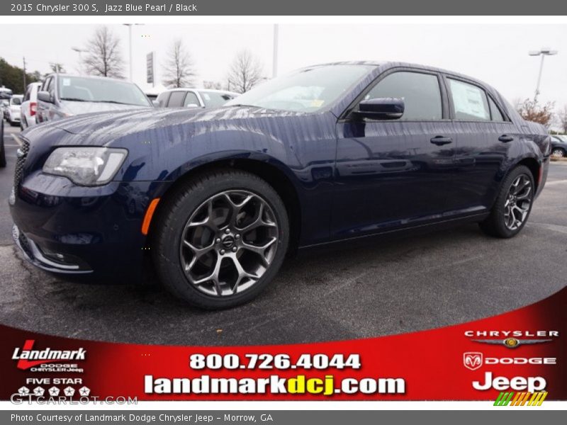 Jazz Blue Pearl / Black 2015 Chrysler 300 S