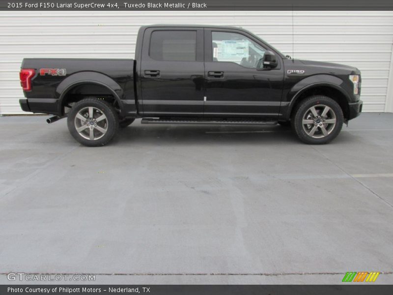  2015 F150 Lariat SuperCrew 4x4 Tuxedo Black Metallic