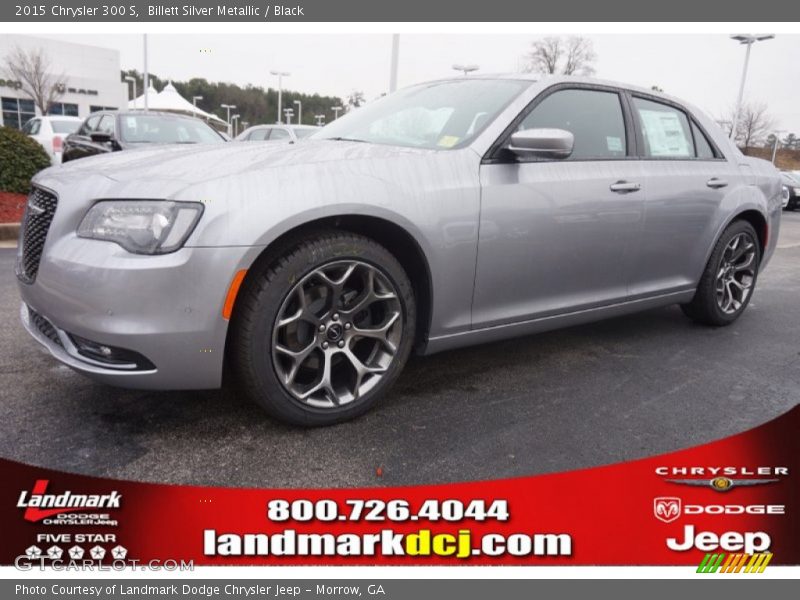Billett Silver Metallic / Black 2015 Chrysler 300 S