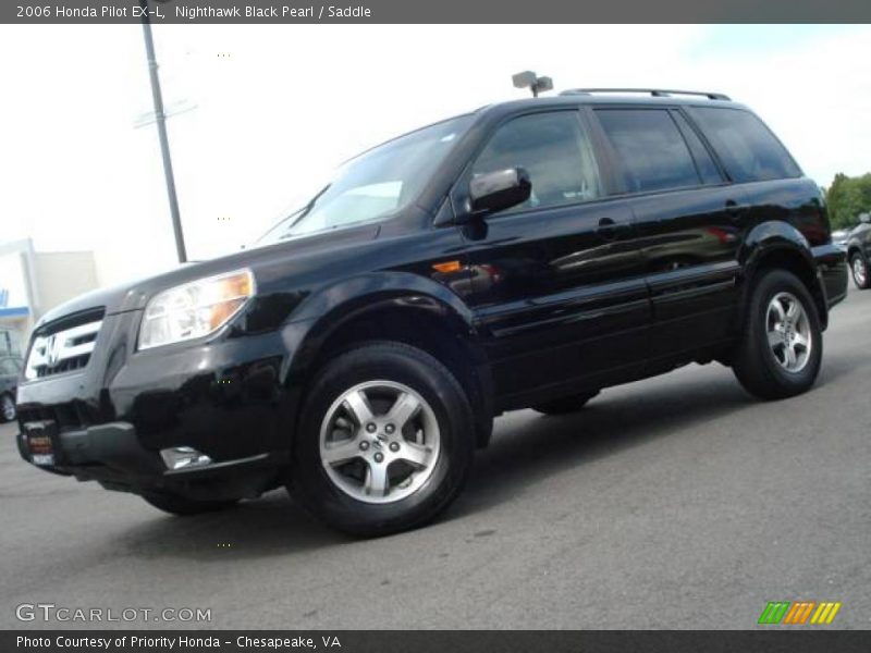 Nighthawk Black Pearl / Saddle 2006 Honda Pilot EX-L