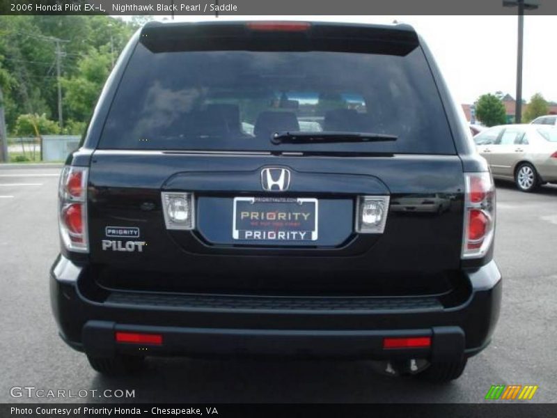 Nighthawk Black Pearl / Saddle 2006 Honda Pilot EX-L