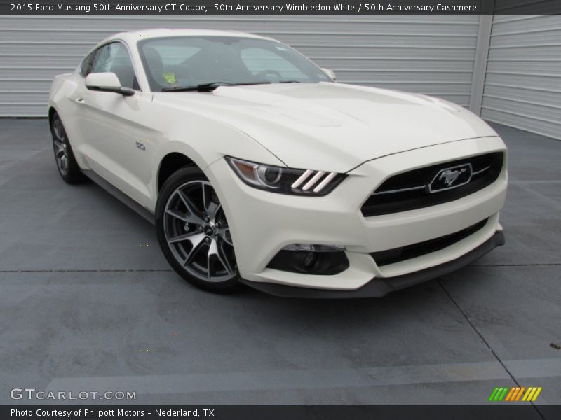 Front 3/4 View of 2015 Mustang 50th Anniversary GT Coupe