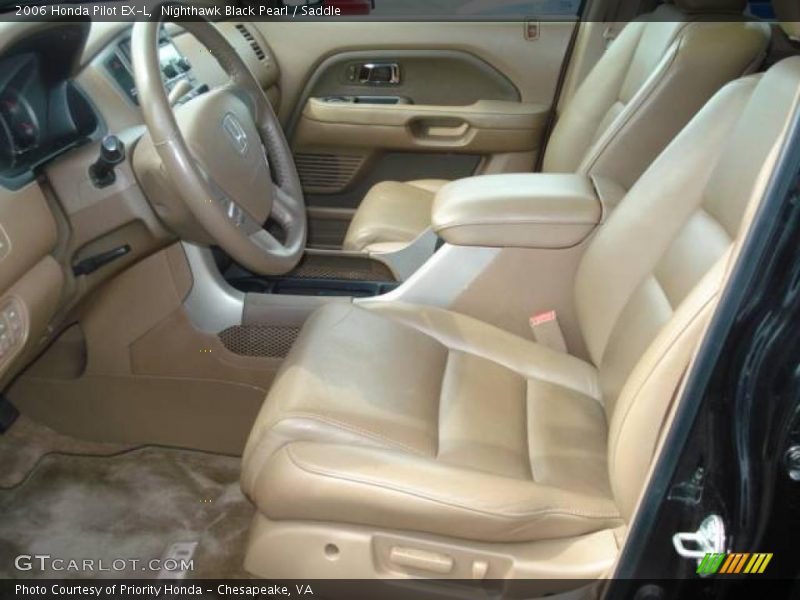Nighthawk Black Pearl / Saddle 2006 Honda Pilot EX-L