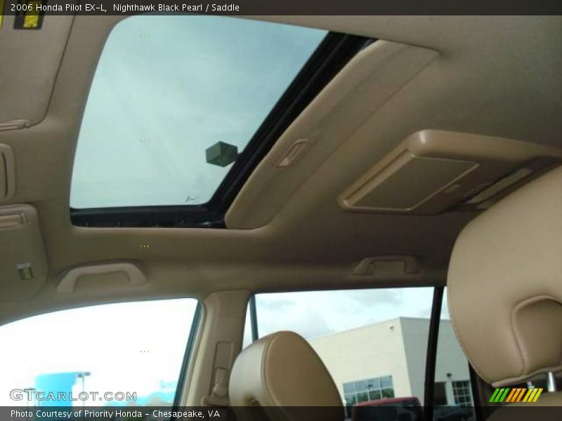 Nighthawk Black Pearl / Saddle 2006 Honda Pilot EX-L