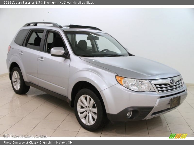 Ice Silver Metallic / Black 2013 Subaru Forester 2.5 X Premium
