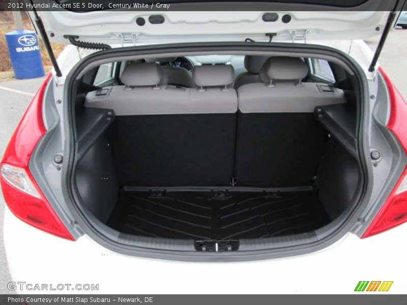 Century White / Gray 2012 Hyundai Accent SE 5 Door