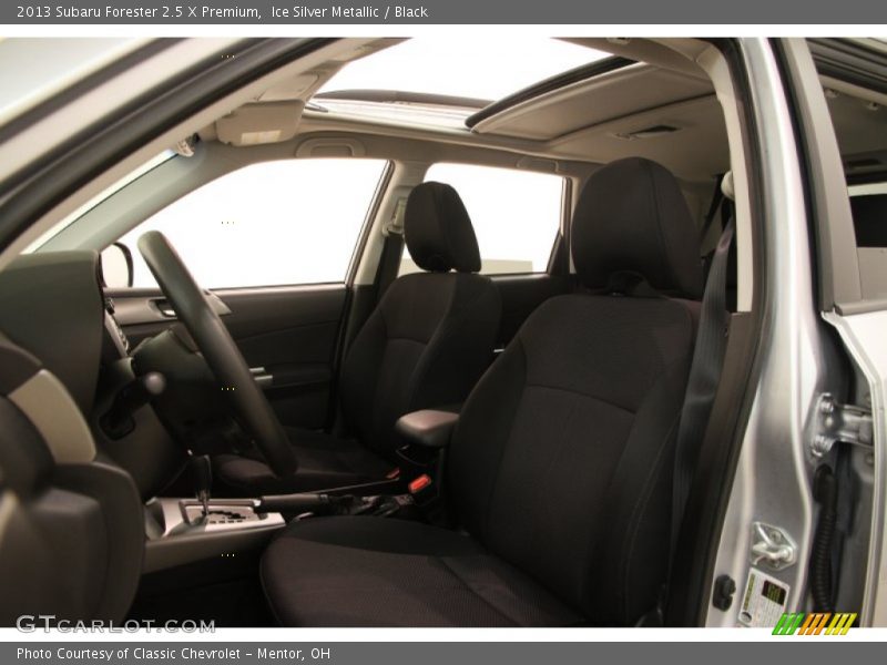 Ice Silver Metallic / Black 2013 Subaru Forester 2.5 X Premium