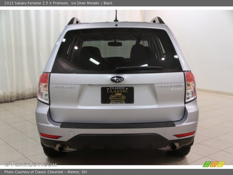 Ice Silver Metallic / Black 2013 Subaru Forester 2.5 X Premium