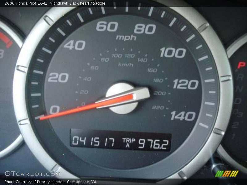 Nighthawk Black Pearl / Saddle 2006 Honda Pilot EX-L