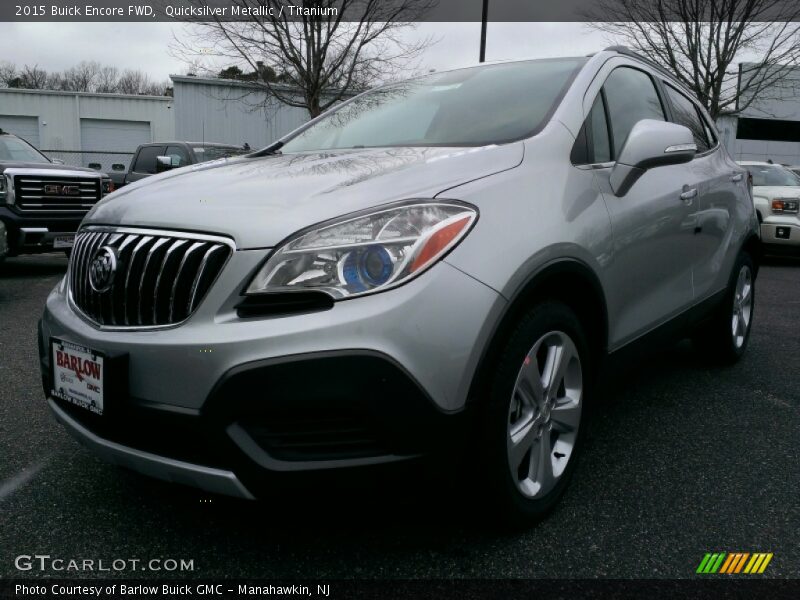 Quicksilver Metallic / Titanium 2015 Buick Encore FWD