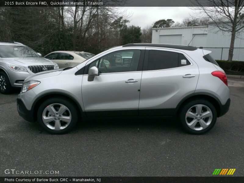 Quicksilver Metallic / Titanium 2015 Buick Encore FWD