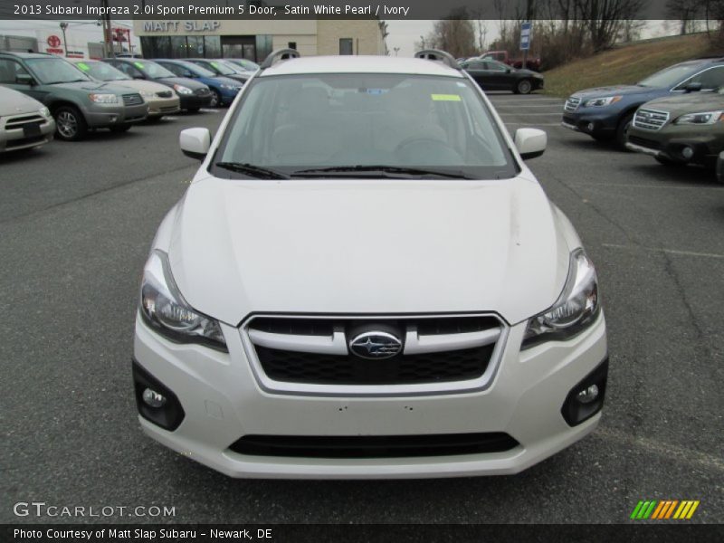 Satin White Pearl / Ivory 2013 Subaru Impreza 2.0i Sport Premium 5 Door