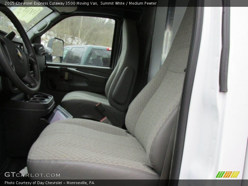 Summit White / Medium Pewter 2015 Chevrolet Express Cutaway 3500 Moving Van