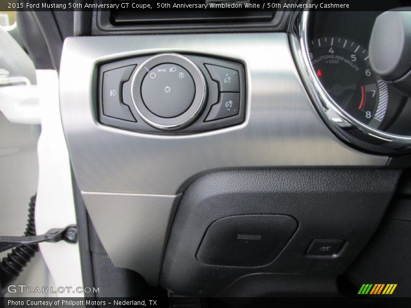 Controls of 2015 Mustang 50th Anniversary GT Coupe