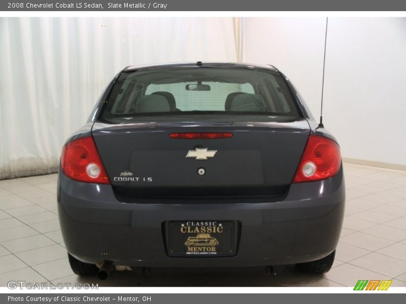 Slate Metallic / Gray 2008 Chevrolet Cobalt LS Sedan