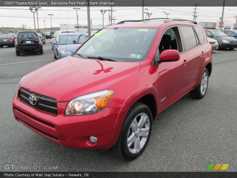 Barcelona Red Pearl / Dark Charcoal 2007 Toyota RAV4 Sport