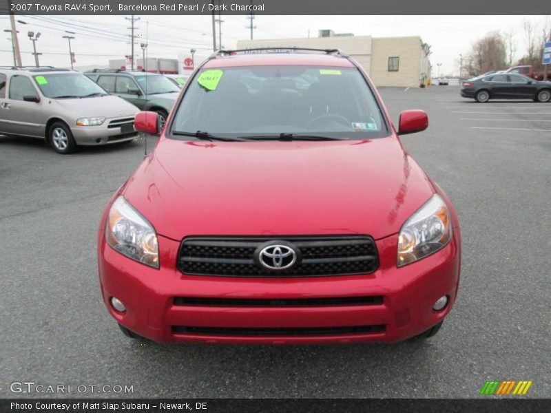 Barcelona Red Pearl / Dark Charcoal 2007 Toyota RAV4 Sport